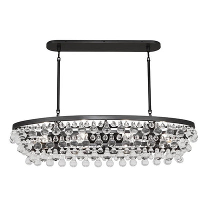Anqeer Waterdrop Oval Chandelier 43"