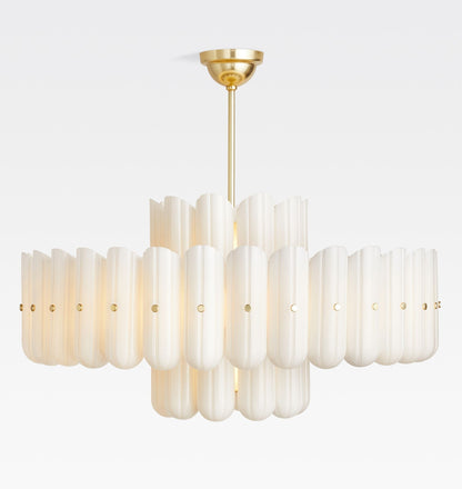 Lorna LED Double Tier Chandelier 25" 35" 46"